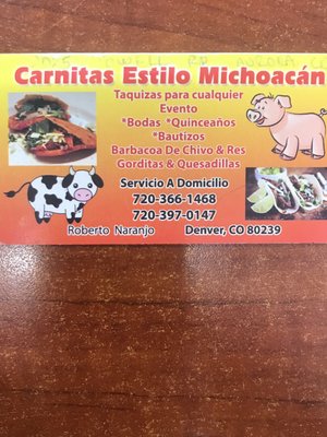Menu photo 2 Carnitas Estilo Michoacan Aurora, CO Menu photo 2 Carnitas Estilo Michoacan Aurora, CO