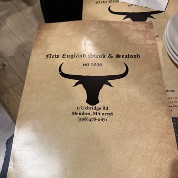 New England Steak & Seafood - Menu - American Near Me - Mendon, Massachusetts