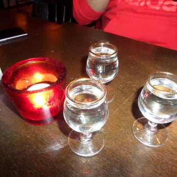 Bistro Bij Ons - Jenever shots - Modern European Near Me - Amsterdam, New Hampshire