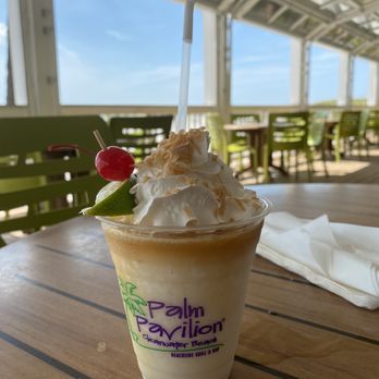 Crabby's Beachside Pavilion - Key Lime Pina Colada - Seafood Near Me - Clearwater Beach, Florida