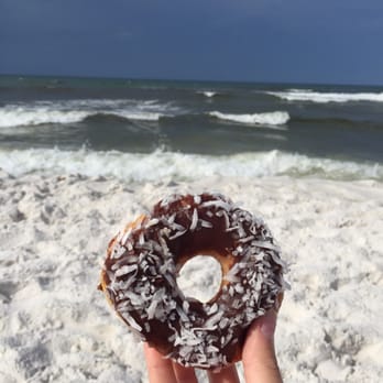 Good Things Donuts - Chocolate/coconut glazed - Donuts Near Me - Fort Walton Beach, Florida