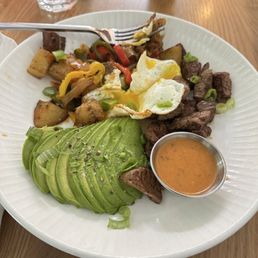 Steak hash