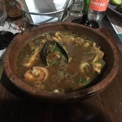 Fisher's - Sopa de Mariscos ( Camaron, pulpo, Mejilones, jaiba suave, almeja, ostion y pescado)