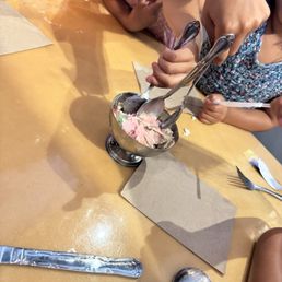 Trio Ice cream for the 3 girls. Trio Ice cream for the 3 girls.
