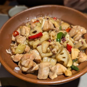 Mountain House - Diced chicken with lotus root - Szechuan Near Me - Boston, Massachusetts Mountain House - Diced chicken with lotus root - Szechuan Near Me - Boston, Massachusetts