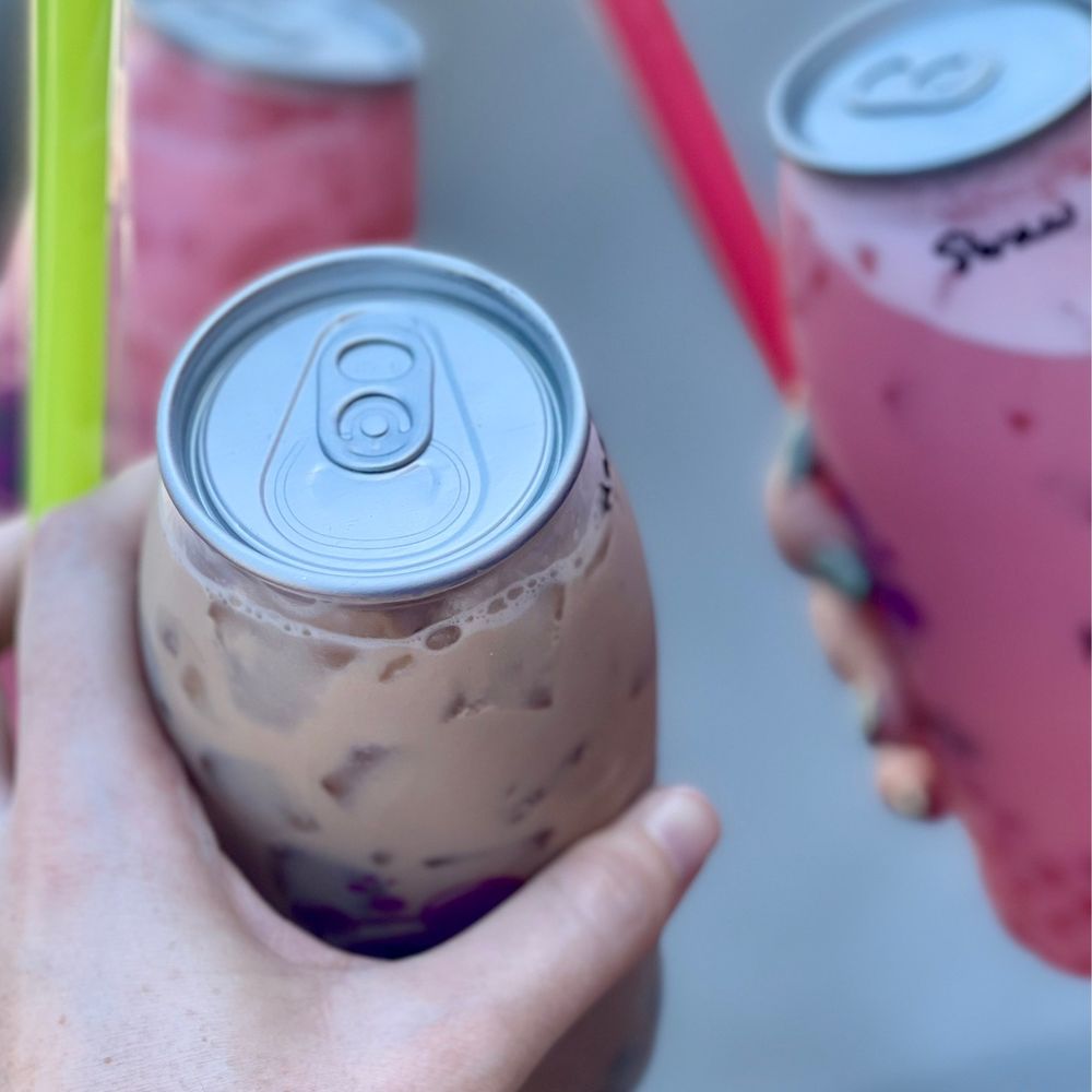 JT Boba House - a person holding a can of boba - Bubble Tea Near Me - Buckeye, Arizona
