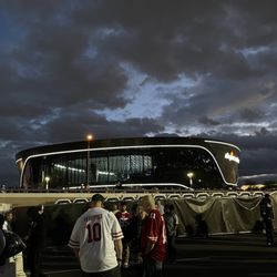 Las Vegas Raiders - Death Star at twilight