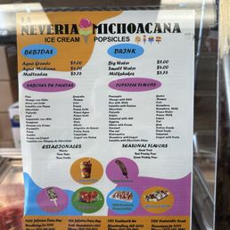 Here is their menu. Here is their menu.
