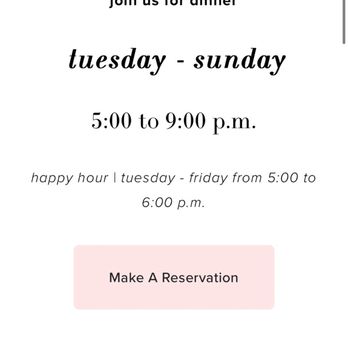 Herb & Sea - Here is the site where it states happy hour day/ times and make a reservation. Directly from their site. - Seafood Near Me - Encinitas, California