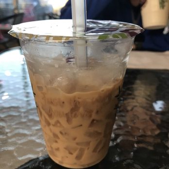 BAMBU - Coffee milk tea- half ice and half jelly, couldn't even taste the coffee and was two sips, NOT WORTH IT - Juice Bars & Smoothies Near Me - Annandale, Virginia