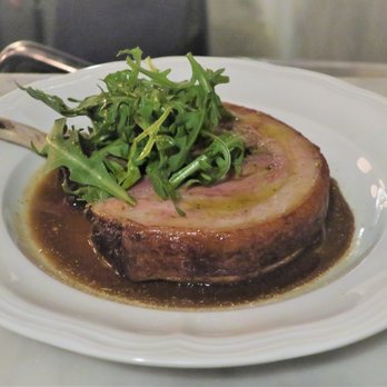Da Toscano - Porchetta chop (Crispy pork belly wrapped pork chop, fennel pollen, rosemary, arugula) - wonderful - Italian Near Me - New York, New York
