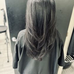 Lot 8 Salon - Smoothing blowout, fresh layers. Ask for Kitty