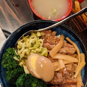Taipei Cafe - Rib bento that came with complimentary soup - Taiwanese Near Me - Chicago, Illinois Taipei Cafe - Rib bento that came with complimentary soup - Taiwanese Near Me - Chicago, Illinois