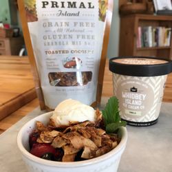 Primal Island - Primal Island granola is amazing with fruit and yogurt or ice cream, or sometimes I eat it with creme fresh!