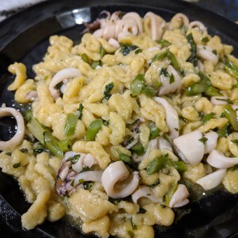 Ditta Trinchetti - Gnocchitini with asparagus and calamari - Italian Near Me - Rome, RM