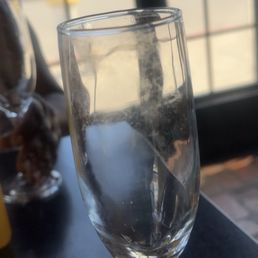 The dirty glass The dirty glass
