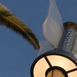 Downtown Harbor Plaza - Angel Lights are found all along the LA Waterfront