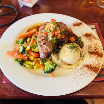 The Turquoise Room - Pork chops - New American Near Me - Winslow, Arizona The Turquoise Room - Pork chops - New American Near Me - Winslow, Arizona