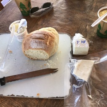 Mesa Farm Market - Delicious bread and 3 of the 4 goat cheeses we enjoyed! - Farmers Market Near Me - Caineville, Utah Mesa Farm Market - Delicious bread and 3 of the 4 goat cheeses we enjoyed! - Farmers Market Near Me - Caineville, Utah
