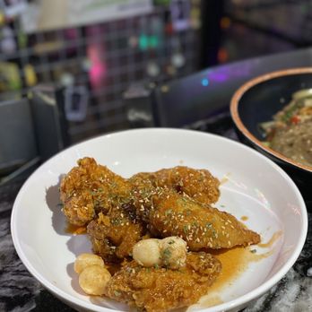 One Shot Pocha - Korean Sweet & Extra Spicy Wings - Korean Near Me - Houston, Texas