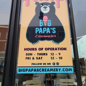 Big Papa's Creamery - Big Papa's Creamery Hours: Sun-Thurs 1200-2100, Fri & Sat 1200-2200 - Food Trucks Near Me