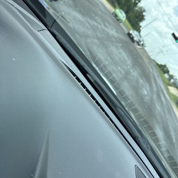 Safelite AutoGlass - Dust and bits and pieces of old glue that was left on my dashboard. It's some kind of sticky stuff on the dash. - Auto Glass Services Near Me - Tyler, Texas Safelite AutoGlass - Dust and bits and pieces of old glue that was left on my dashboard. It's some kind of sticky stuff on the dash. - Auto Glass Services Near Me - Tyler, Texas