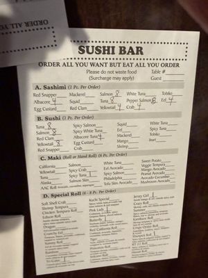 Menu photo 2 Sushi Palace Princeton, NJ