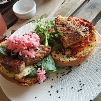 Haven Specialty Coffee - Slow cooked pork belly kimchi burger - Breakfast & Brunch Near Me - Surry Hills, NSW