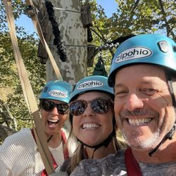 Hocking Hills Canopy Tours - Zip line at the Sycamore tree