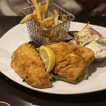 110 Grill Millbury - a plate of fried fish and fries - American Near Me - Millbury, Massachusetts