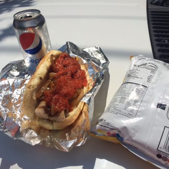 The Doghouse - Italian Sausage with marinara! - Hot Dogs Near Me - Orofino, Idaho The Doghouse - Italian Sausage with marinara! - Hot Dogs Near Me - Orofino, Idaho