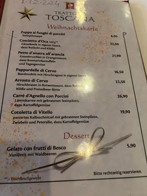 Menu photo 1 Trattoria Toscana Berlin, BE