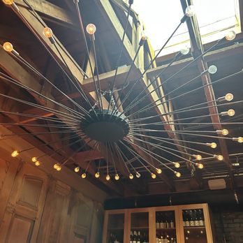 The Lark - Inside- beautiful chandelier - New American Near Me - Santa Barbara, California The Lark - Inside- beautiful chandelier - New American Near Me - Santa Barbara, California