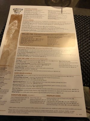 Menu photo 1 Bonefish Grill Williamsburg, VA Menu photo 1 Bonefish Grill Williamsburg, VA
