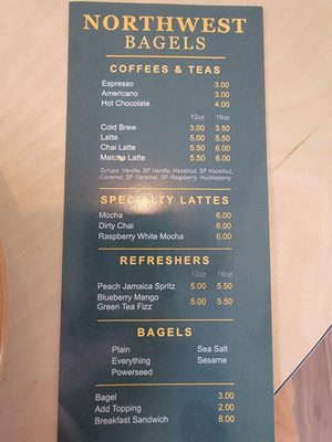 Menu photo 2 Northwest Bagels Salem, OR
