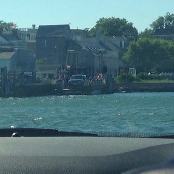 Chappaquiddick Ferry - Looking at the ferry coming to your way - Transportation Near Me - Edgartown, Massachusetts