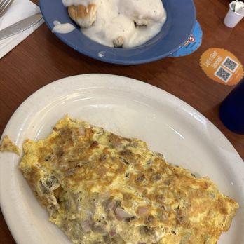 Sam's No 3 - Greek Omelet Biscuits & Gravy with Meat - Breakfast & Brunch Near Me - Denver, Colorado Sam's No 3 - Greek Omelet Biscuits & Gravy with Meat - Breakfast & Brunch Near Me - Denver, Colorado