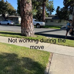 Not working during the move Not working during the move