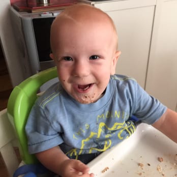 Forrest Dunlap - I couldn't get it in the plate fast enough. This baby loves this food!!!!! - Barbeque Near Me - Hummelstown, Pennsylvania