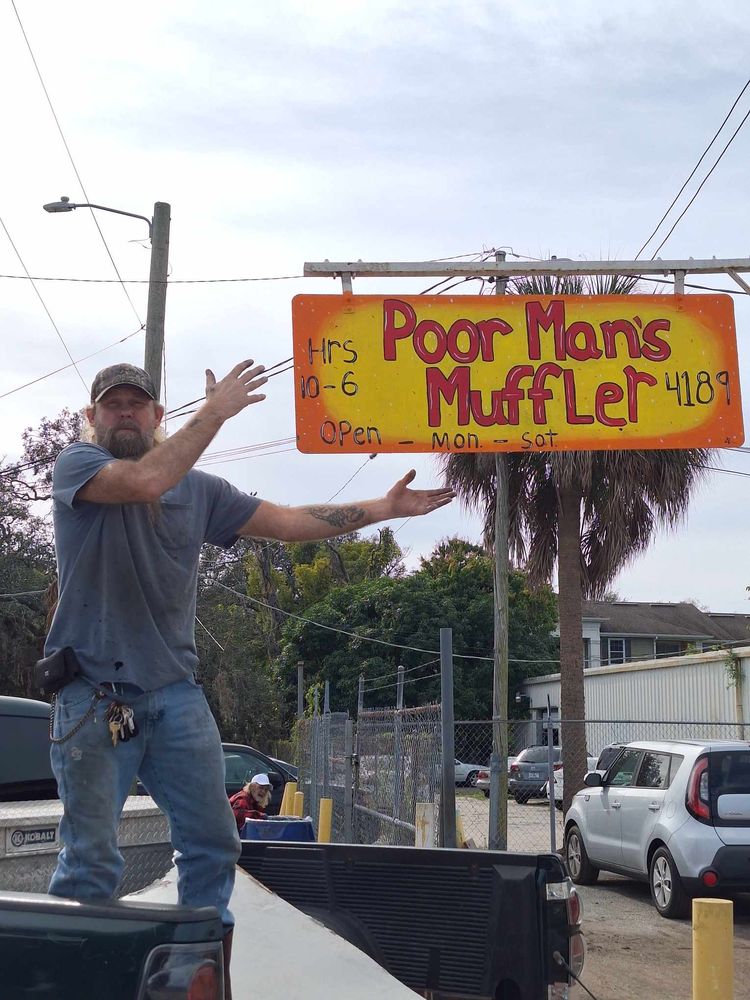 POOR MAN’S MUFFLERS Updated October 2024 1613 S 51st St, Tampa