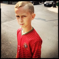 Smith Street Barber Shop - Little Ronaldo. By Gabrial
