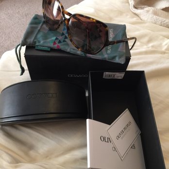 Oliver Peoples - Broken sunglasses as you can see there is a Nordstrom's purchase tag inside box as well as two year useless warranty card - Eyewear & Opticians Near Me - Palm Desert, California Oliver Peoples - Broken sunglasses as you can see there is a Nordstrom's purchase tag inside box as well as two year useless warranty card - Eyewear & Opticians Near Me - Palm Desert, California