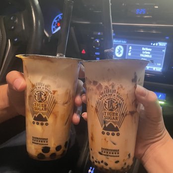 Tiger Sugar - Number 5 on the left and number 3 on the right - Coffee & Tea Near Me - Hollywood, Florida Tiger Sugar - Number 5 on the left and number 3 on the right - Coffee & Tea Near Me - Hollywood, Florida