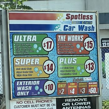 Spotless Auto Laundries - Soft cloth wash prices and services - Car Wash Near Me - Hackensack, New Jersey