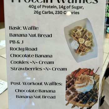 Go Tym Nutrition - The Banana Nut Bread Protein Waffle is great! - Juice Bars & Smoothies Near Me - Glendale, Arizona Go Tym Nutrition - The Banana Nut Bread Protein Waffle is great! - Juice Bars & Smoothies Near Me - Glendale, Arizona