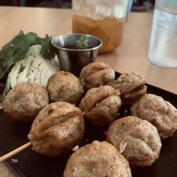 Pork Homemade Fried Meatballs (3 Skewers) Pork Homemade Fried Meatballs (3 Skewers)