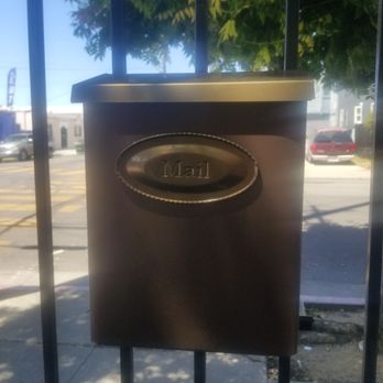 Get’N To It - Bronze mailbox attached to my steel fence - Handyman Near Me