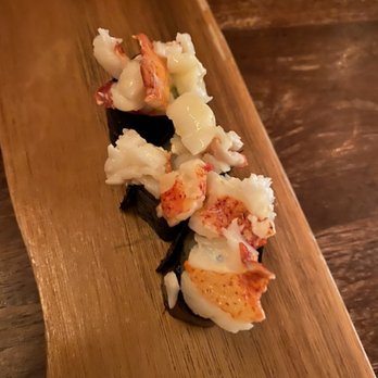 Uchiko Austin - "Lobster Gunkan Nigiri" - Sushi Bars Near Me - Austin, Texas Uchiko Austin - "Lobster Gunkan Nigiri" - Sushi Bars Near Me - Austin, Texas