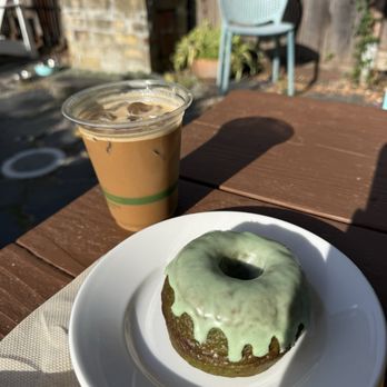Dynamo Donut & Coffee - vegan Pandan - Vegan and banana shakerato - Coffee & Tea Near Me - San Francisco, California Dynamo Donut & Coffee - vegan Pandan - Vegan and banana shakerato - Coffee & Tea Near Me - San Francisco, California