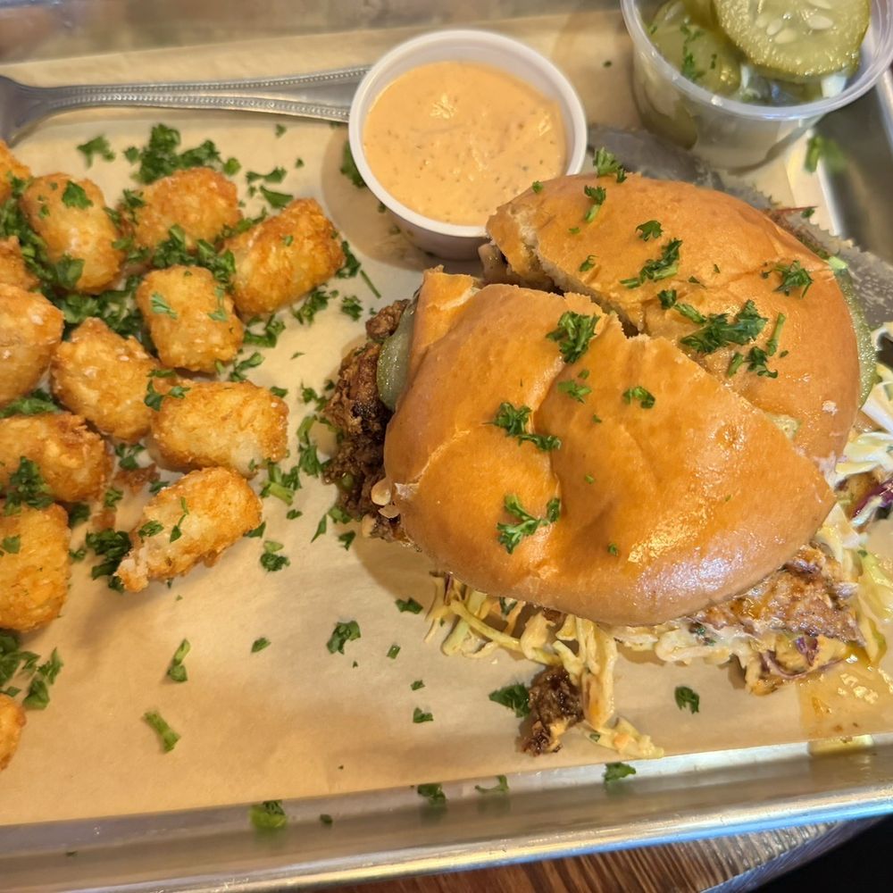 Represa Grill by Chef William Hartzell - Spicy Chicken Sandwich - Burgers Near Me - Folsom, California Represa Grill by Chef William Hartzell - Spicy Chicken Sandwich - Burgers Near Me - Folsom, California